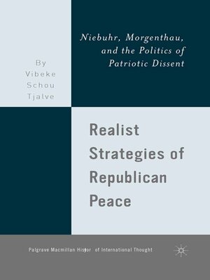 cover image of Realist Strategies of Republican Peace